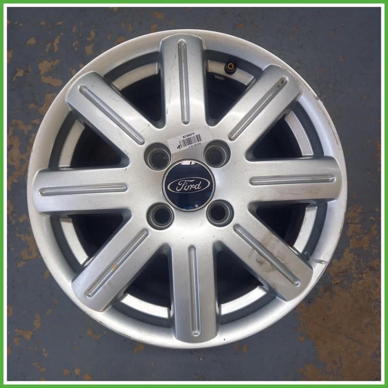 Cerchio Singolo in Lega Ford Fiesta 5 Serie 15 pollici 15 6.0J 4x108 ET52.5 1pz 1077166 Originale Usato al pz