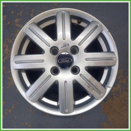 Cerchio Singolo in Lega Ford Fiesta 5 Serie 15 pollici 15 6.0J 4x108 ET52.5 1pz 1077166 Originale Usato al pz