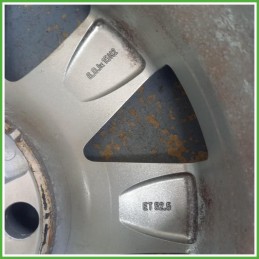 Cerchio Singolo in Lega Ford Fiesta 5 Serie 15 pollici 15 6.0J 4x108 ET52.5 1pz 1077166 Originale Usato al pz