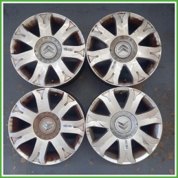 Cerchi in Lega Citroen C4 1 Serie 16 pollici 16 6.5J 4x108 ET26 4pz 5401J2 Originale Usato