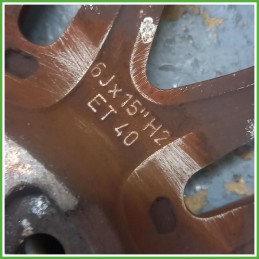 Cerchio Singolo in Lega Lancia Musa 2 Serie 15 pollici 15 6.0J 4x98 ET40 1pz 51799573 Originale Usato al pz