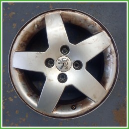 Cerchio Singolo in Lega Peugeot 207 15 pollici 15 6.0J 4x108 ET23 1pz 1608847180 Originale Usato al pz