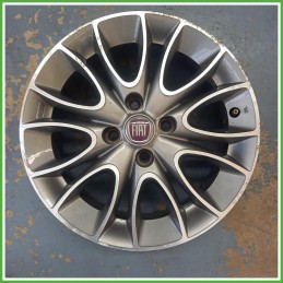 Cerchio Singolo in Lega Fiat Punto Evo 15 pollici 15 6.0J 4x100 ET43 1pz 50529059 Originale Usato al pz