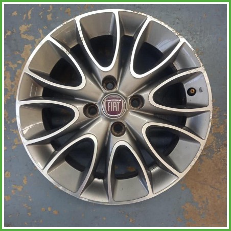 Cerchio Singolo in Lega Fiat Punto Evo 15 pollici 15 6.0J 4x100 ET43 1pz 50529059 Originale Usato al pz