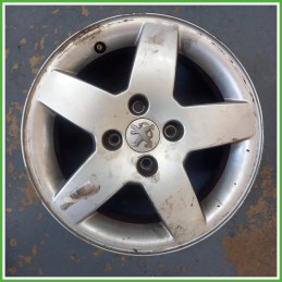 Cerchio Singolo in Lega Peugeot 207 15 pollici 15 6.0J 4x108 ET23 1pz 5401P4 Originale Usato al pz