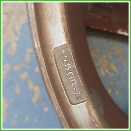 Cerchio Singolo in Lega Peugeot 207 15 pollici 15 6.0J 4x108 ET23 1pz 5401P4 Originale Usato al pz