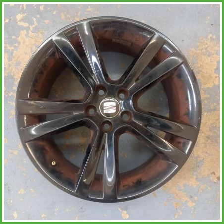 Cerchio Singolo in Lega Seat Ibiza IV 6L1 17 pollici 17 7.0J 5x100 ET43 1pz 6L0601025B72V Originale Usato al pz