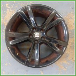 Cerchio Singolo in Lega Seat Ibiza IV 6L1 17 pollici 17 7.0J 5x100 ET43 1pz 6L0601025B72V Originale Usato al pz