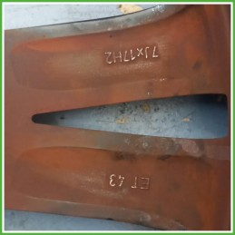 Cerchio Singolo in Lega Seat Ibiza IV 6L1 17 pollici 17 7.0J 5x100 ET43 1pz 6L0601025B72V Originale Usato al pz