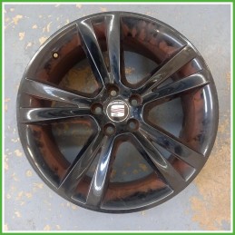 Cerchio Singolo in Lega Seat Ibiza IV 6L1 17 pollici 17 7.0J 5x100 ET43 1pz 6L0601025B72V Originale Usato al pz