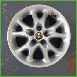 Cerchio Singolo in Lega Alfa Romeo 147 1 Serie 15 pollici 15 6.5J 5x98 ET41.5 1pz 46804013 Originale Usato al pz