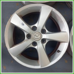 Cerchi in Lega Mazda 3 1 Serie 16 pollici 16 6.5J 5x114.3 ET52.5 4pz 9965976560CN Originale Usato