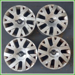 Cerchi in Lega Citroen C4 1 Serie 17 pollici 17 6.5J 4x108 ET26 4pz 5401J2 Originale Usato