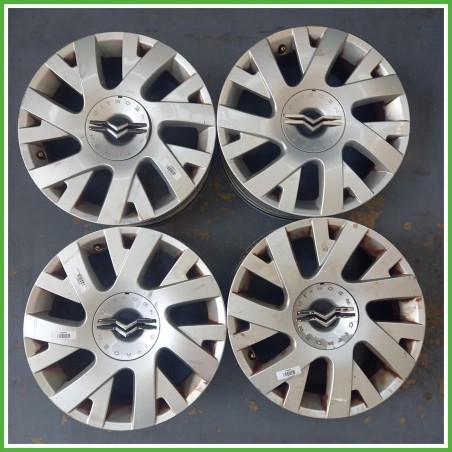 Cerchi in Lega Citroen C4 1 Serie 17 pollici 17 6.5J 4x108 ET26 4pz 5401J2 Originale Usato