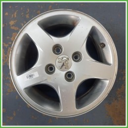 Cerchio Singolo in Lega Peugeot 206 14 pollici 14 5.5J 4x108 ET34 1pz 5401G4 Originale Usato al pz