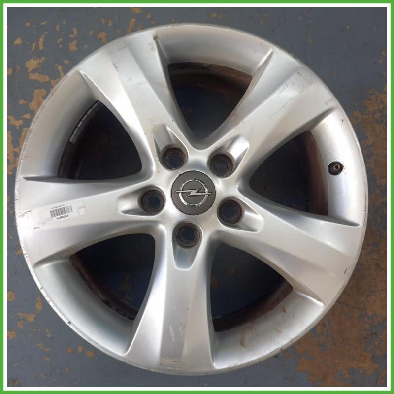 Cerchio Singolo in Lega Opel Astra J 17 pollici 17 7.0J 5x115 ET44 1pz 13417444 Originale Usato al pz