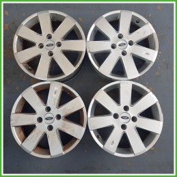 Cerchi in Lega Ford Fiesta 5 Serie 16 pollici 16 6.5J 4x108 ET52.5 4pz 1077166 Originale Usato