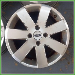 Cerchi in Lega Ford Fiesta 5 Serie 16 pollici 16 6.5J 4x108 ET52.5 4pz 1077166 Originale Usato