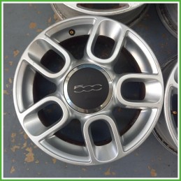 Cerchi in Lega Fiat 500 2 Serie 15 pollici 15 6.0J 4x98 ET35 4pz 51787641 Originale Usato