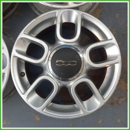 Cerchi in Lega Fiat 500 2 Serie 15 pollici 15 6.0J 4x98 ET35 4pz 51787641 Originale Usato