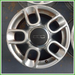 Cerchi in Lega Fiat 500 2 Serie 15 pollici 15 6.0J 4x98 ET35 4pz 51787641 Originale Usato