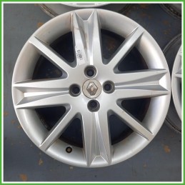 Cerchi in Lega Renault Megane 2 Serie CC 17 pollici 17 6.5J 4x100 ET49 4pz 8200026032 Originale Usato