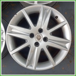 Cerchi in Lega Renault Megane 2 Serie CC 17 pollici 17 6.5J 4x100 ET49 4pz 8200026032 Originale Usato