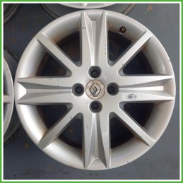 Cerchi in Lega Renault Megane 2 Serie CC 17 pollici 17 6.5J 4x100 ET49 4pz 8200026032 Originale Usato