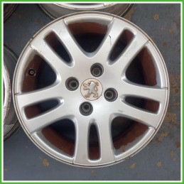 Cerchi in Lega Peugeot 307 1 Serie 15 pollici 15 6.0J 4x108 ET27 4pz 5401Q0 Originale Usato