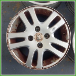 Cerchi in Lega Peugeot 307 1 Serie 15 pollici 15 6.0J 4x108 ET27 4pz 5401Q0 Originale Usato