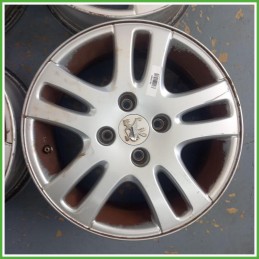 Cerchi in Lega Peugeot 307 1 Serie 15 pollici 15 6.0J 4x108 ET27 4pz 5401Q0 Originale Usato