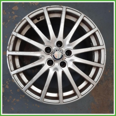 Cerchio Singolo in Lega Alfa Romeo 159 18 pollici 18 8.0J 5x110 ET41.5 1pz 156082570 Originale Usato al pz