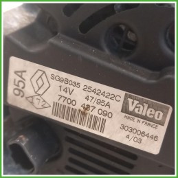 Alternatore Valeo SG9B035 Renault Clio 2 Serie 8200660045 2001-2008