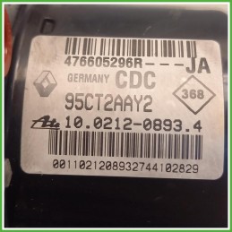 Centralina ABS Modulo Pompa Ate 28.5612-5841.3 476608933R Renault Megane 3 Serie SW 2014-2015 Originale Usato