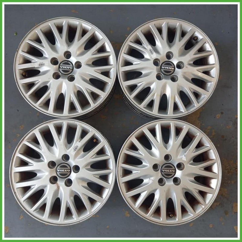 Cerchi in Lega Volvo V50 16 pollici 16 6.5J 5x108 ET52.5 4pz 8698219 Originale Usato