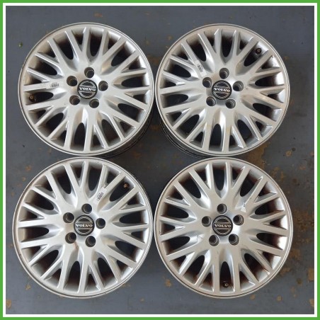 Cerchi in Lega Volvo V50 16 pollici 16 6.5J 5x108 ET52.5 4pz 8698219 Originale Usato
