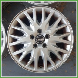 Cerchi in Lega Volvo V50 16 pollici 16 6.5J 5x108 ET52.5 4pz 8698219 Originale Usato