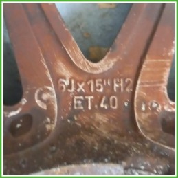 Cerchi in Lega Lancia Musa 2 Serie 15 pollici 15 6.0J 4x98 ET40 4pz 51799573 Originale Usato