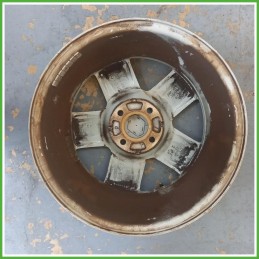 Cerchio Singolo in Lega Renault Clio 2 Serie 15 pollici 15 6.0J 4x100 ET43 1pz 8200393730 Originale Usato al pz