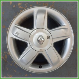 Cerchio Singolo in Lega Renault Clio 2 Serie 15 pollici 15 6.0J 4x100 ET43 1pz 8200393730 Originale Usato al pz
