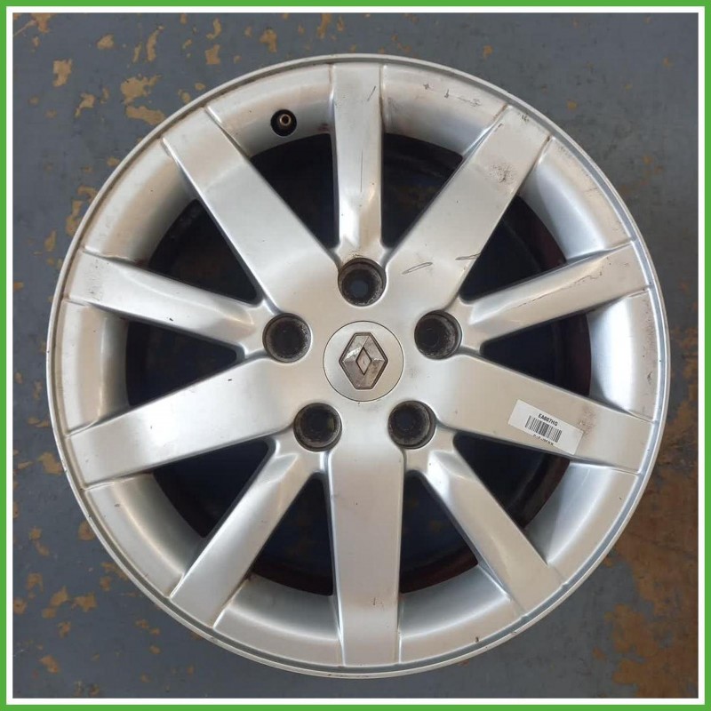 Cerchio Singolo in Lega Renault Megane 3 Serie 16 pollici 16 6.5J 5x114.3 ET47 1pz 403000068R Originale Usato al pz