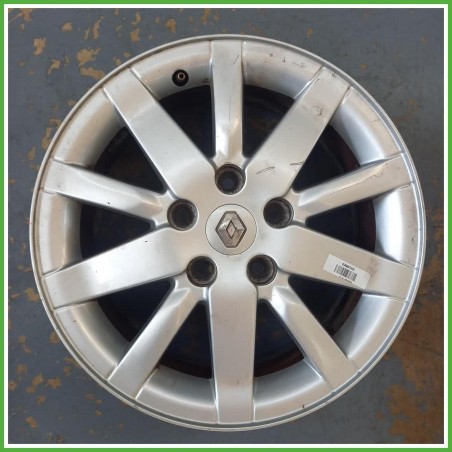 Cerchio Singolo in Lega Renault Megane 3 Serie 16 pollici 16 6.5J 5x114.3 ET47 1pz 403000068R Originale Usato al pz