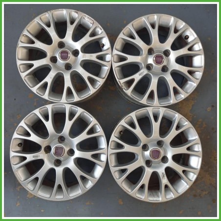 Cerchi in Lega Fiat Punto Evo 15 pollici 15 6.0J 4x100 ET43 4pz 51870042 Originale Usato