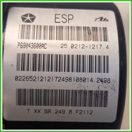 Centralina ABS Modulo Pompa Ate 28.5261-5303.3 K56029328AB Chrysler Grand Voyager 4 Serie 2007 Originale Usato