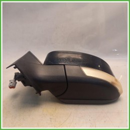 Specchio Specchietto Retrovisore Sinistro SX Nero Ford Focus 3 Serie SW 2008-2011 Ficosa Ficomirrors Originale Usato