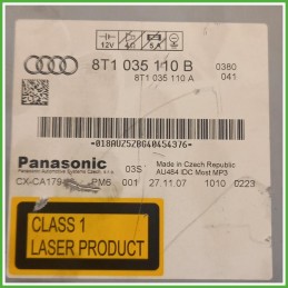 Autoradio Audi A4 8K2 2.0 TDI 16v. 8T1057152D 2007-2012 Panasonic CX-CA1794G