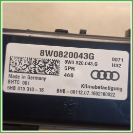 Comandi Clima AC Riscaldamento Condizionatore Bhtc 5HB013310-16 Audi A4 8WH Allroad 3.0 TDI 24v. 8W0820043BR5PR 2016-2019
