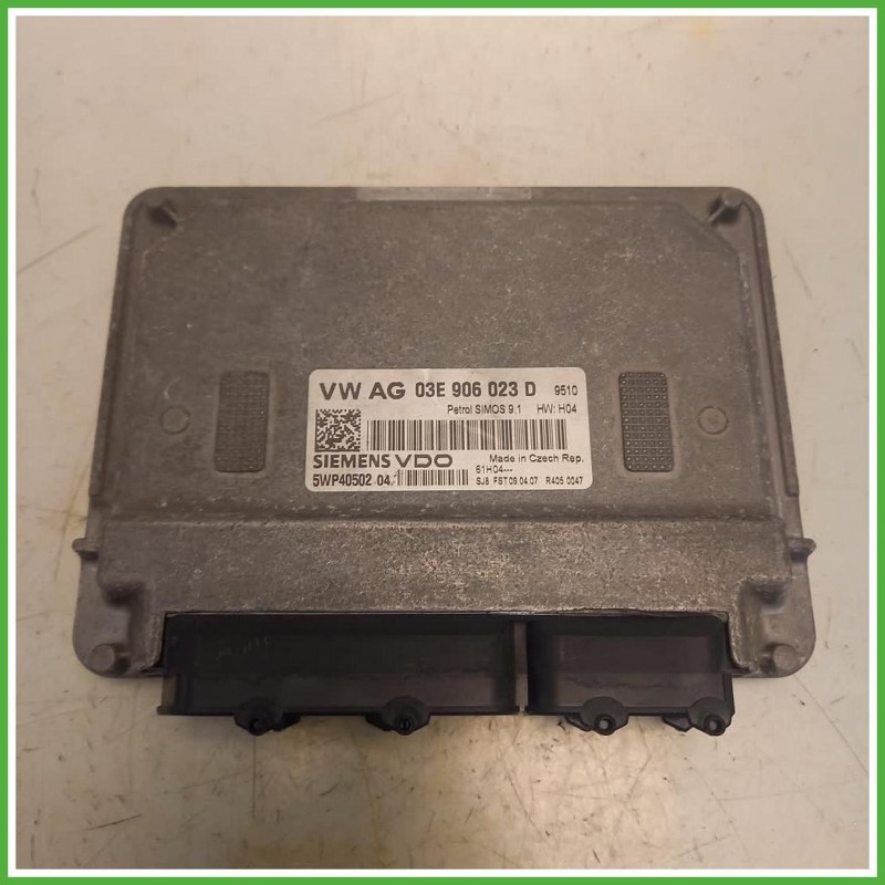 Centralina Motore Iniezione ECU Siemens 5WP40502-04 Skoda Fabia 6Y5 SW 1.2 12v. 03E906033A Benzina 2004-2007