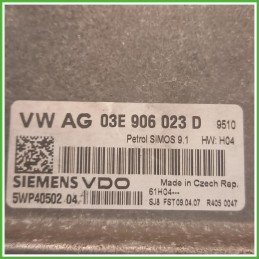 Centralina Motore Iniezione ECU Siemens 5WP40502-04 Skoda Fabia 6Y5 SW 1.2 12v. 03E906033A Benzina 2004-2007