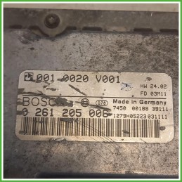 Centralina Motore Iniezione ECU Bosch 0261205006 Smart City Coupe 450 0.7 6v. Q0010020V001000000 Benzina 1998-2003